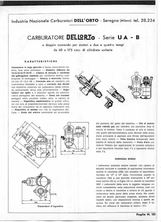 Quel dellorto pour groupe compact system/Minarelli P6? Dellor10