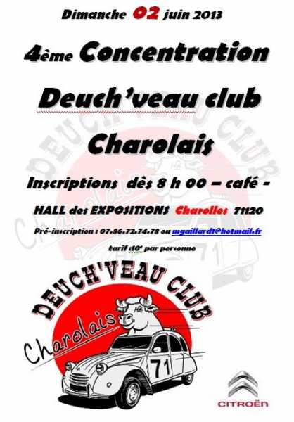 deuch'veau club charolais , dimanche 02 juin Affich10