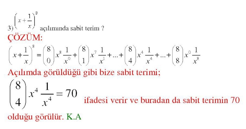 SORULAR Binom10