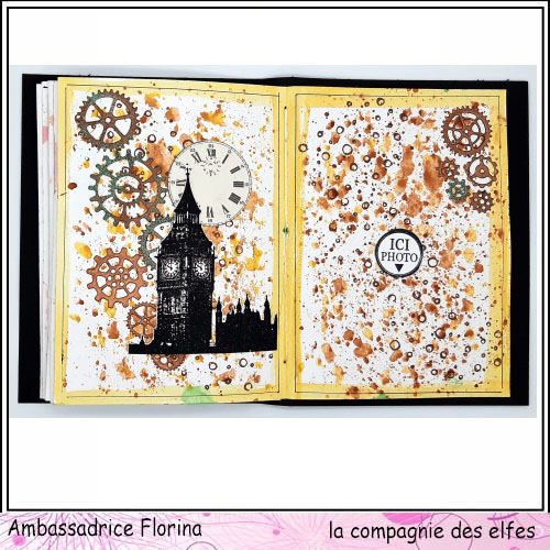 Mini album art journal steampunk par Florina. Mini_l14