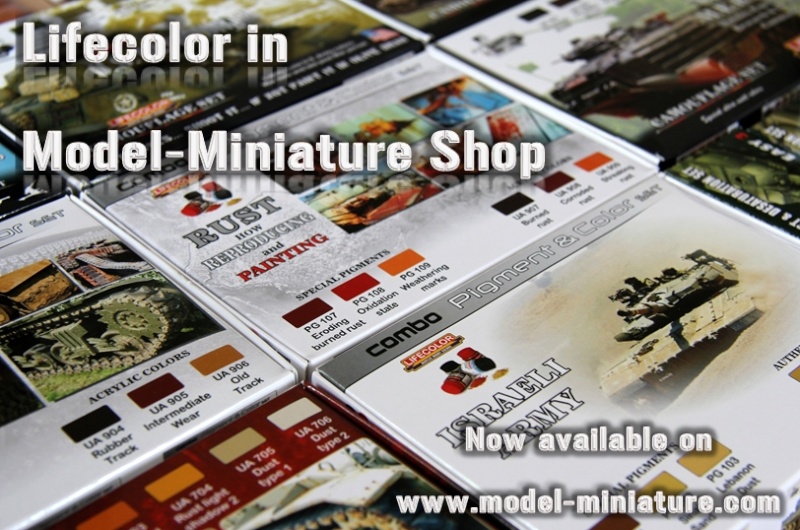 pigments - Peintures et pigments Lifecolor disponible chez Model Miniature Image811