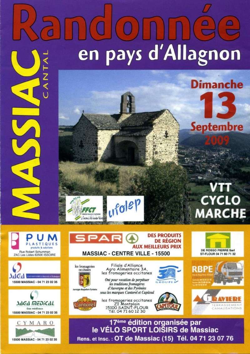Massiac: 17me randonne en pays d'allagnon le 13/09/2009 2009_a10