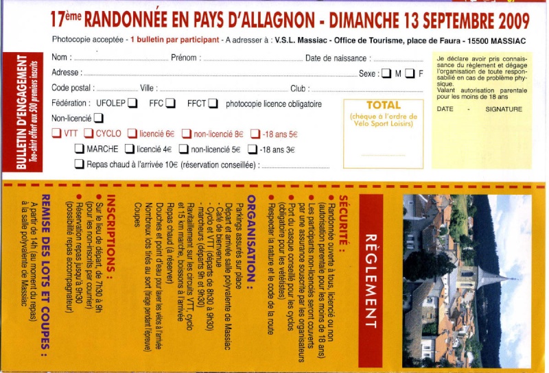 Massiac: 17me randonne en pays d'allagnon le 13/09/2009 2009_i10