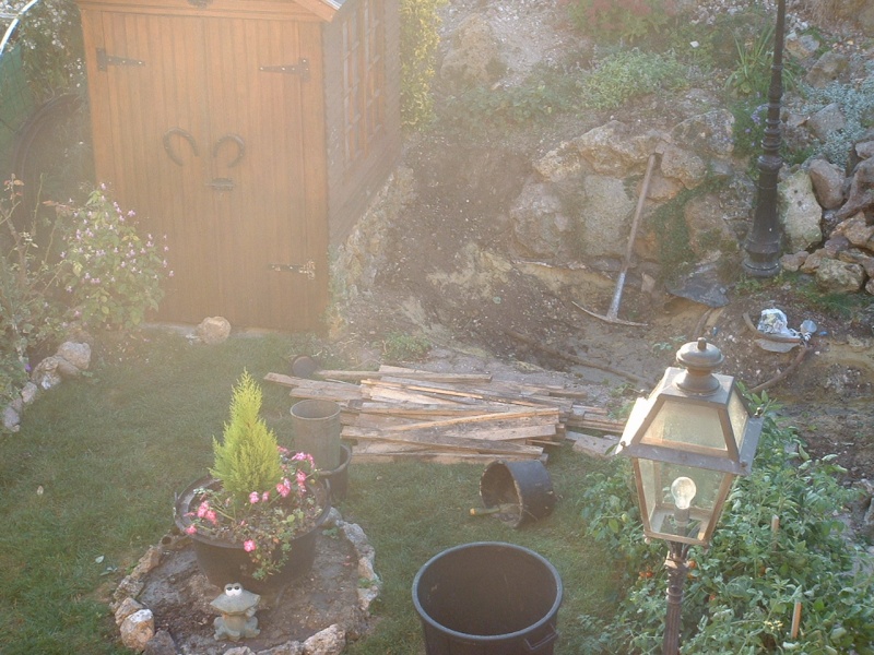 travaux de mon bassin et jardin rocailles Dscf0011