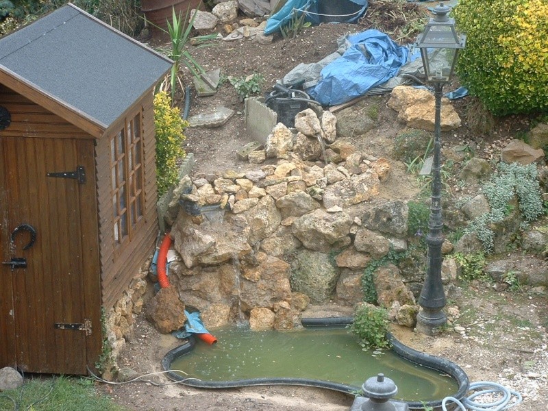 travaux de mon bassin et jardin rocailles Dscf0013