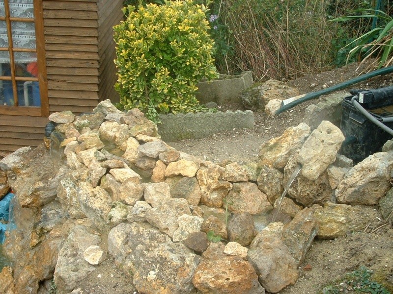 travaux de mon bassin et jardin rocailles Dscf0015