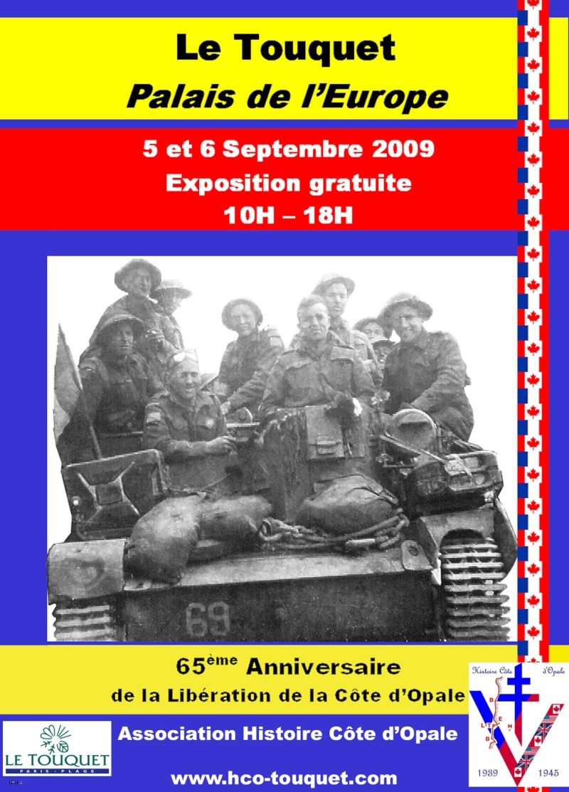 Exposition Commémorative les 5 et 6 septembre 2009 au Touquet Affich12