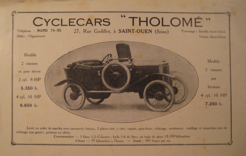 THOLOME Tholomé cyclecar 20907911