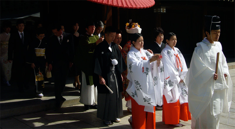 Mariage Shinto au sanctuaire Meiji Mariag11