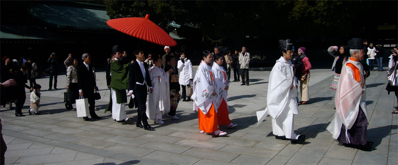 Mariage Shinto au sanctuaire Meiji Mariag12