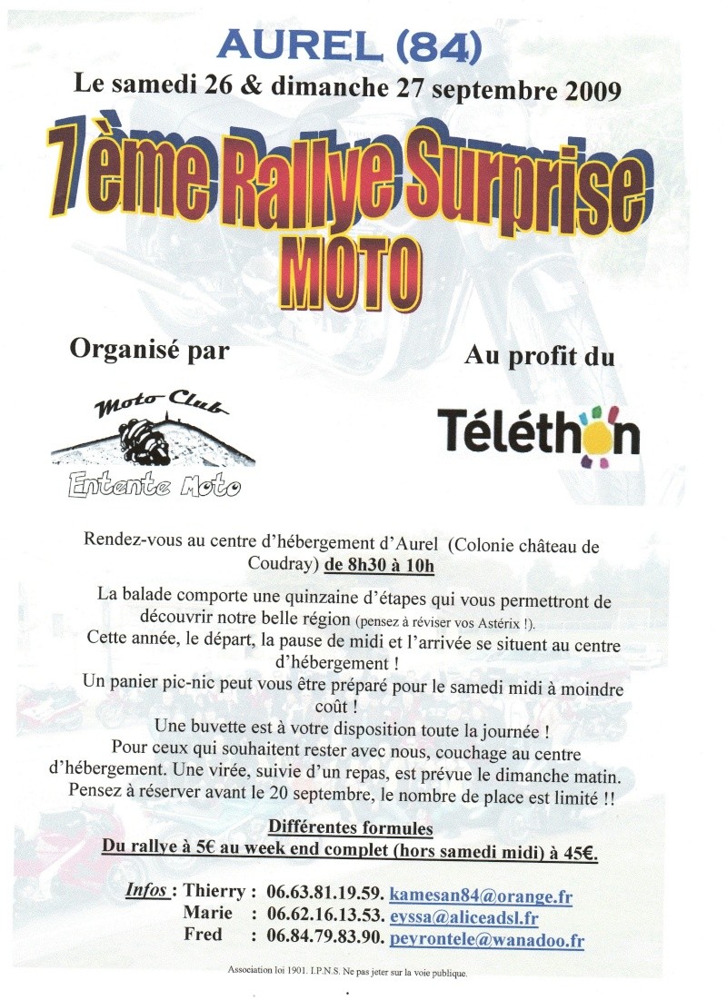 affiche rallye surprise 2009 Affich10