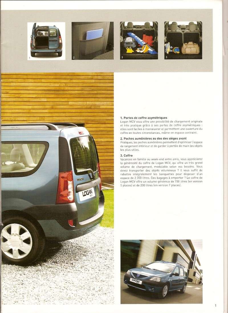 Brochure du MCV (break ) Dacia 2006 Numari14