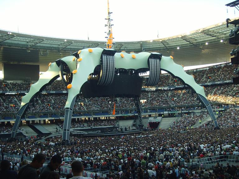 U2 360° tour au stade de france """"j'y étais"""" Snv30011