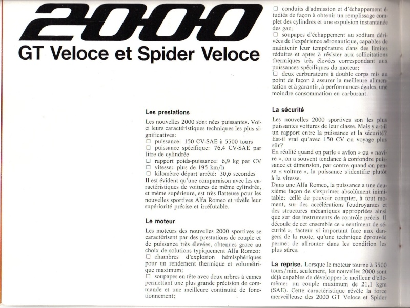 2000 GT et Spider Veloce 810
