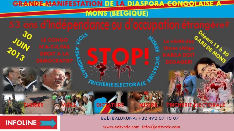 La Diaspora congolaise réagit pour exprimer son mécontentement à l'élection de Kanambe. - Page 23 25570510