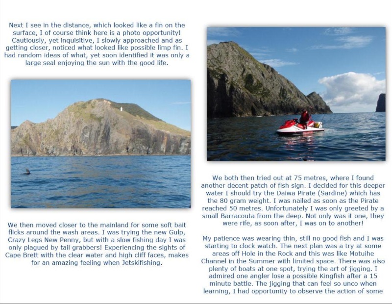 JETSKIFISHING REPORTS - PDF weekly report with tips and hot fishing spots Report13