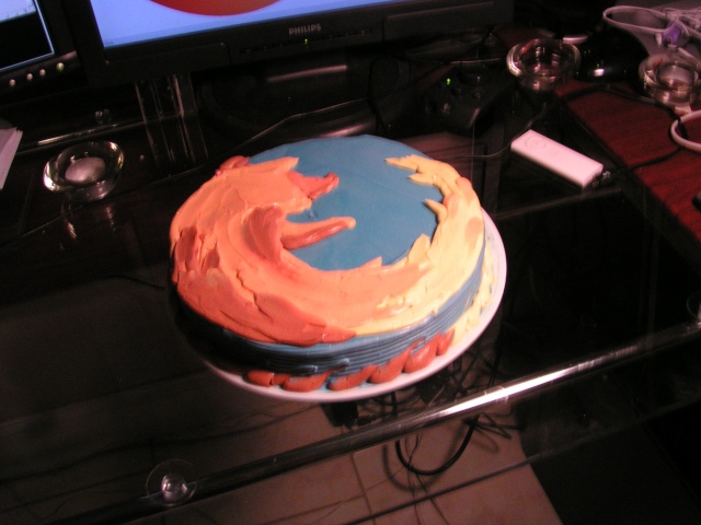 Mozilla Firefox Cake Pict0019