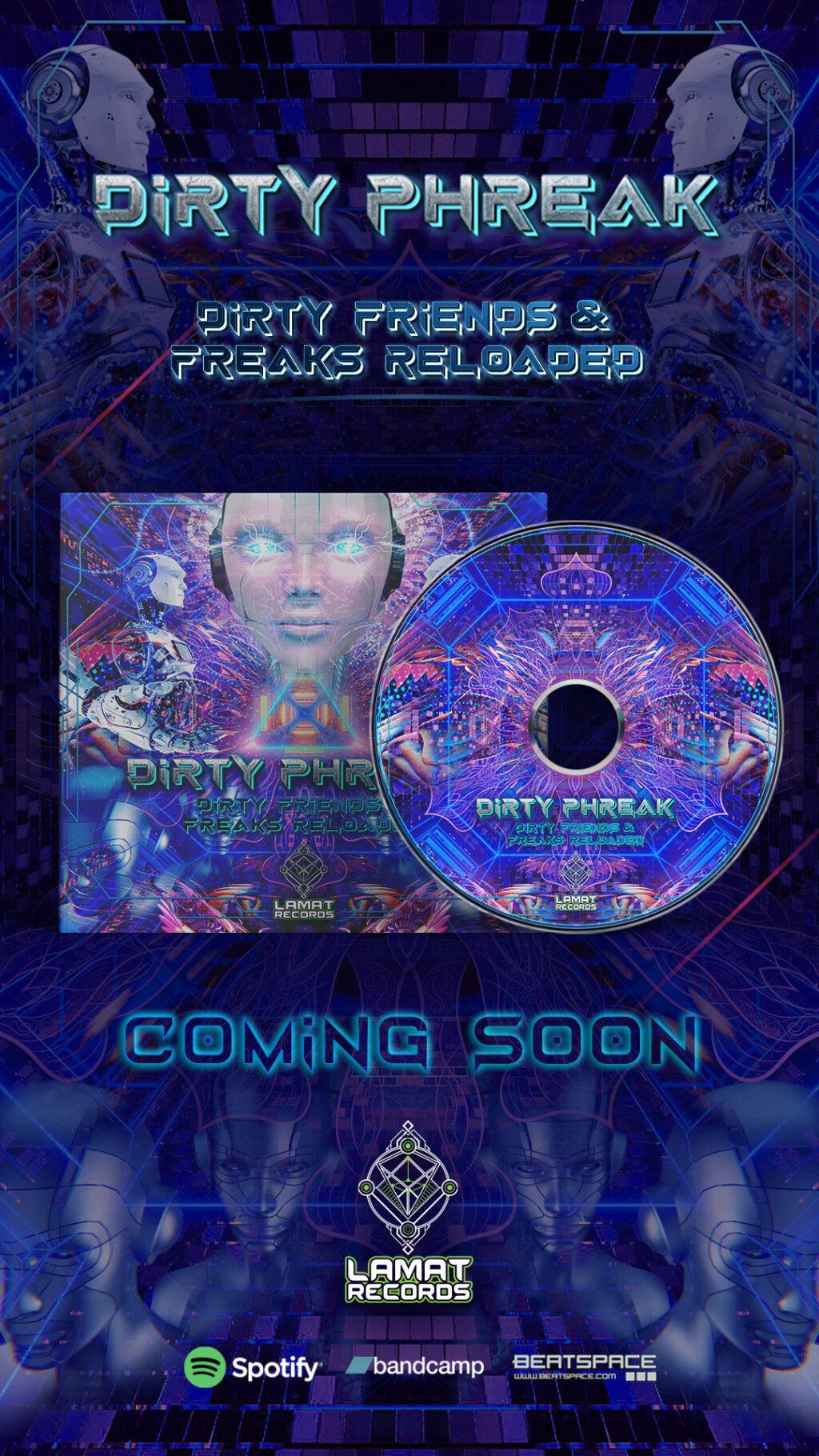 Dirty Friends & Freaks Reloaded - Lamat Records Mockup11