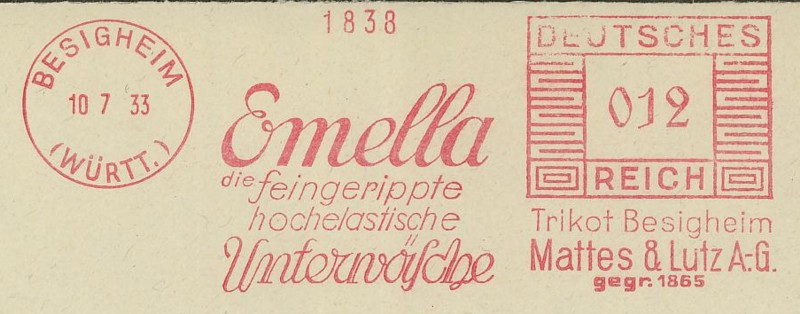 1945 - Freistempel / Absenderfreistempel Deutsches Reich (bis 1945) Besigh10