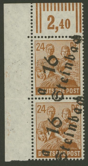 Briefmarken mit durchlaufendem Markenbild Sbz_1710