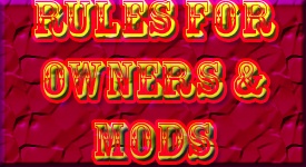 rules for owners and mods only
