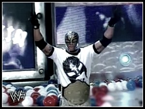 NoW: Sea Sex And Slam 2009. Rey Mysterio vs Jack Swagger. ( Single vs No Disqualification Match. Junior Championship. ) Rey_re21