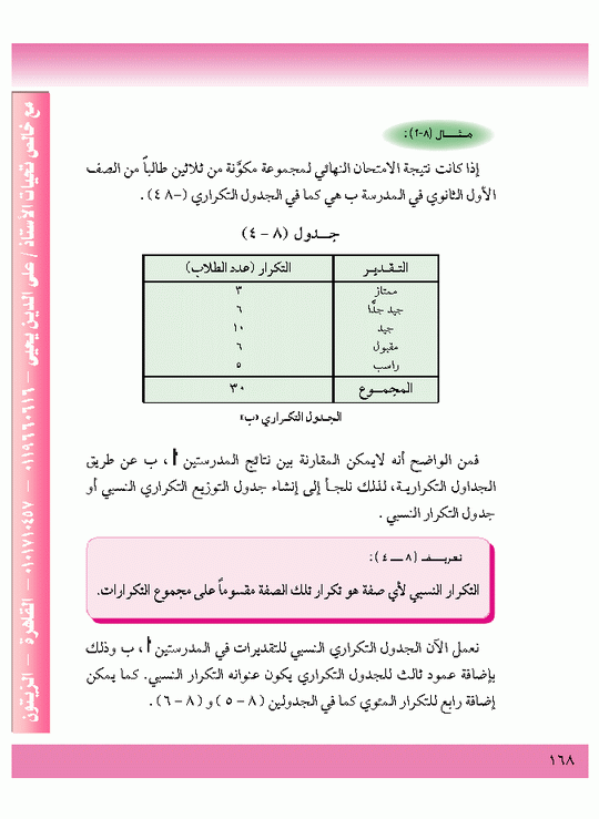 الباب الثامن - الاحصاء Micr1248