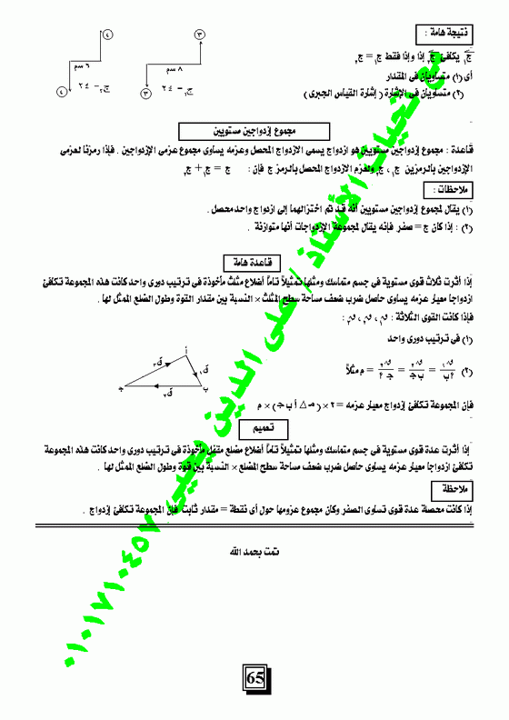 نظرى الاستاتيكا الاستاذ على الدين يحيى  Micro483