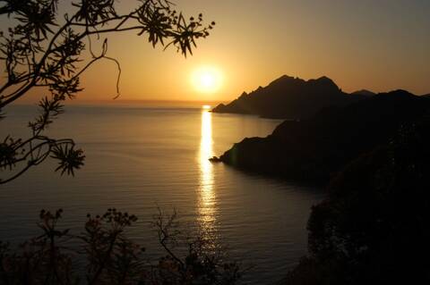 Coucher De Soleil Corse
