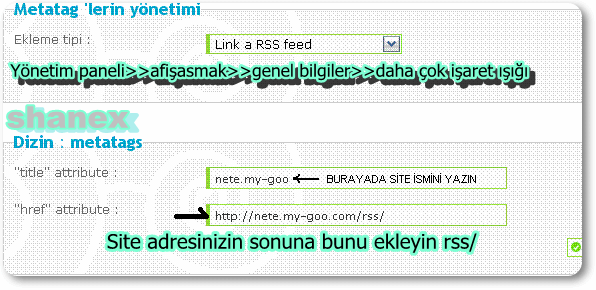  eklemek - Foruma RSS eklemek Shanex18