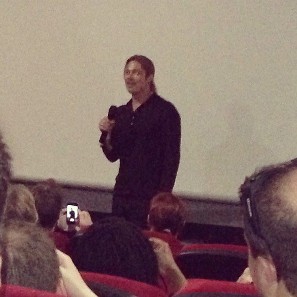 Brad at World War Z Screening, London, June 1st 2013 0137