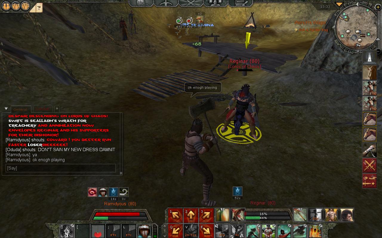 Reginer Death <<-- OUR ENEMY Lord of Chaos Leader have Been Killed in DUel By Lord Ramidyous R510