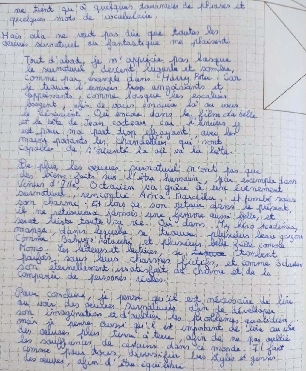 Recherche bonne copie de 3e sur un sujet de réflexion  Page 2