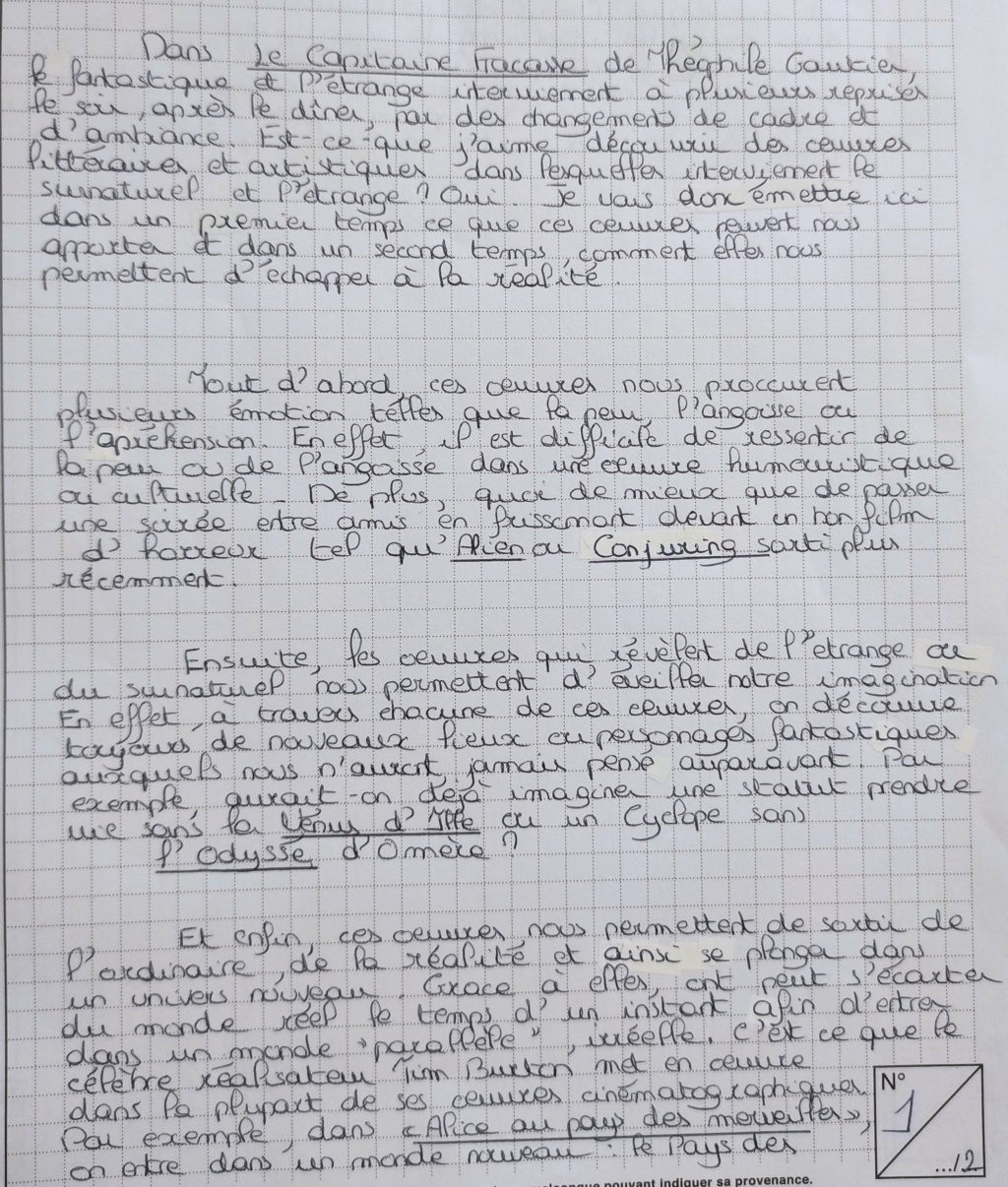 Recherche bonne copie de 3e sur un sujet de réflexion  Page 2