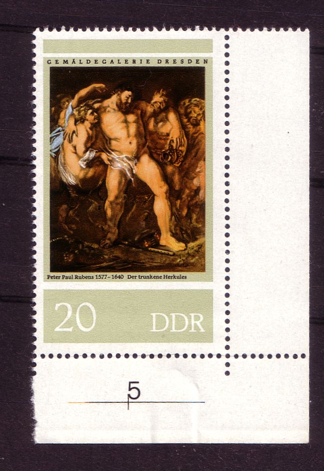 DDR postfrisch - vom Rand Herkul10