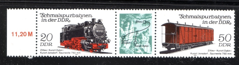 DDR postfrisch  -  vom Rand Zd279211