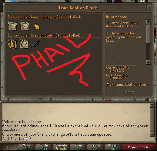 Suck that ko Runescape Accounts :o! Wealth11