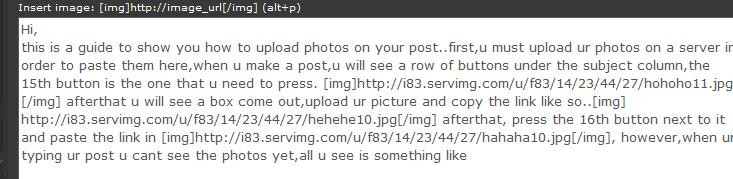 [Guide] How to paste photos on your post Hihihi10