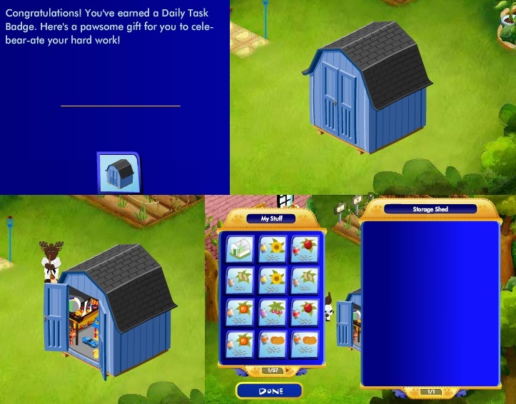 Storage Shed: Level 1 Silver Daily Tasks Reward Storag10