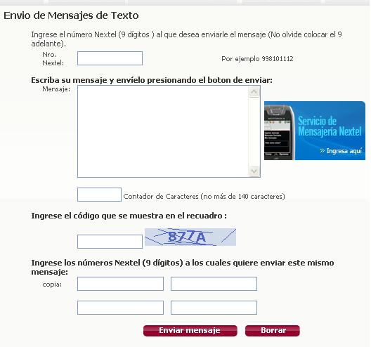 MENSAJES DE TEXTO A CELULARES NEXTEL Mensaj13