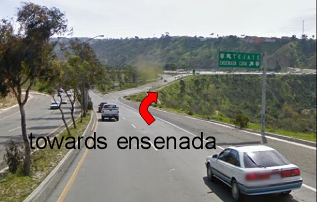 south to ensenada from TJ crossing San Ysidro Downhi11