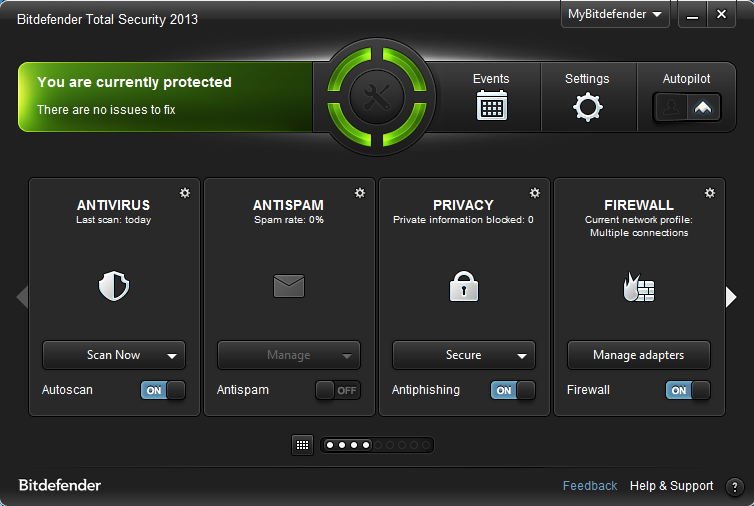 برنامج الحماية المتكامل بيتديفيندر Bitdefender Total Security 2013 نهائى مجاناً Bitdef10