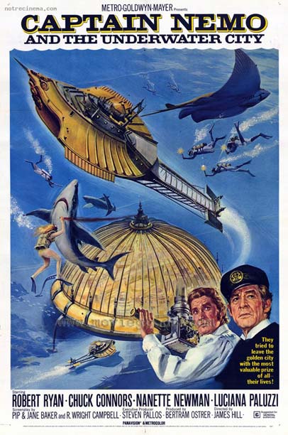 Le Capitaine Nemo et la ville sous-marine- Captain Nemo and the underwater City - 1967 -James Hill Le-cap10