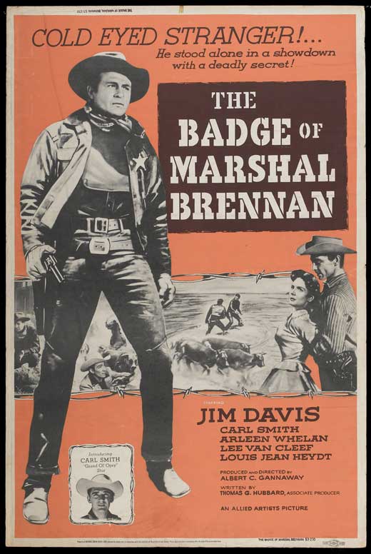 The Badge of Marshall Brennan- 1957 - Albert Gannaway The-ba10