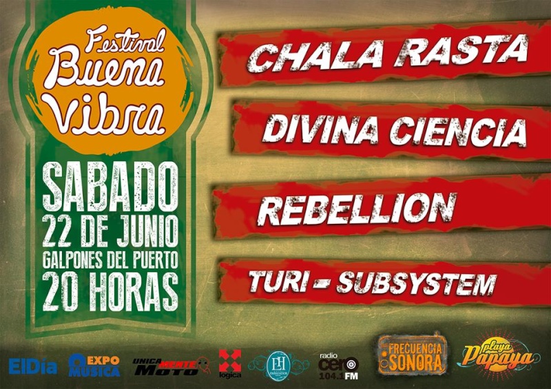 22 DE JUNIO FESTIVAL BUENA VIBRA!! Flyer_10