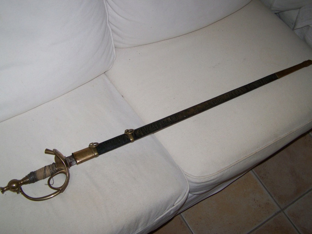 épée sarde 1833: identification et conseil 002175