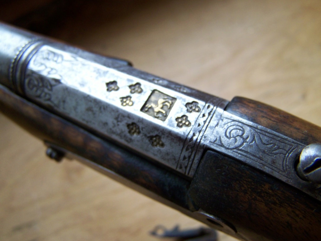 un pistolet à silex et balle forcée Identification 00443