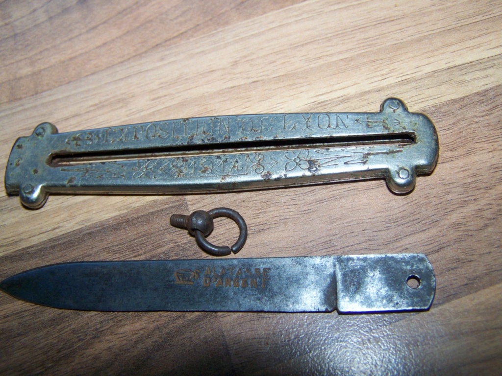 curieux couteau exposition de Lyon 1914 00977