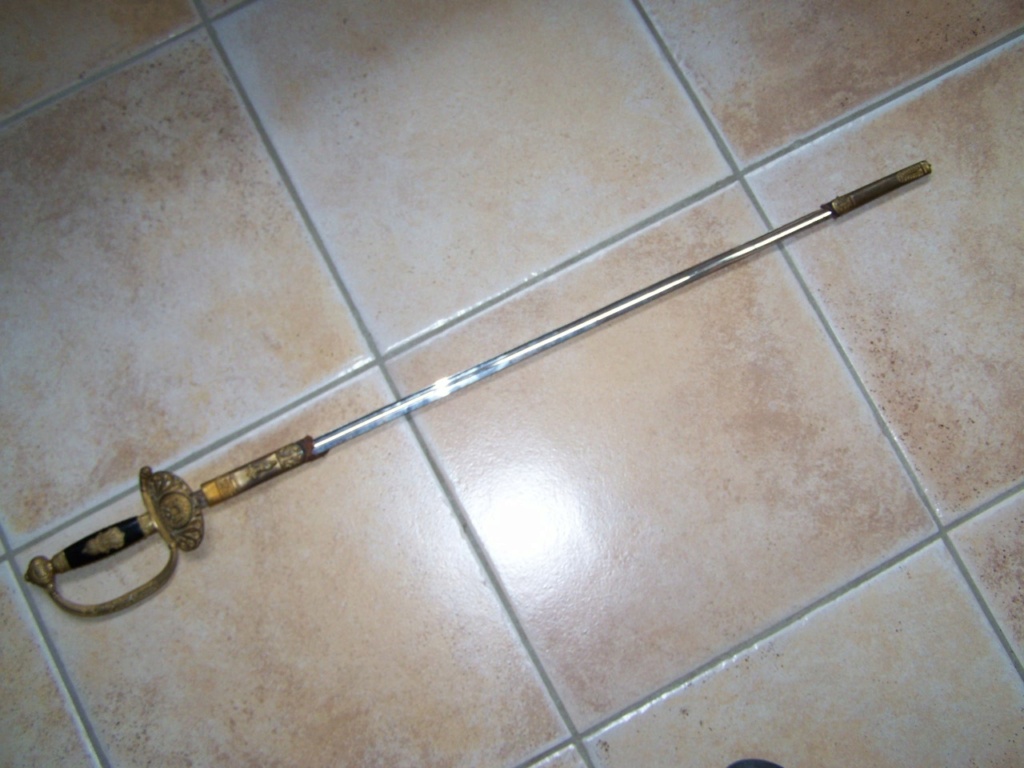 épée austro-hongroise à identifier 01020