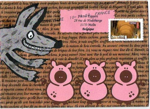 Galerie les 3 petits cochons et le grand méchant loup - Marie Aile Cather10